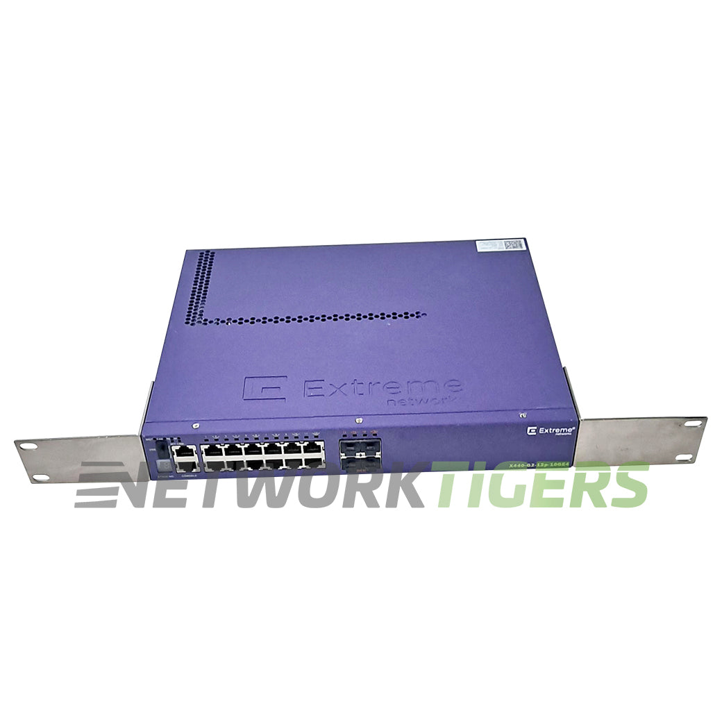 Extreme 16531 X440-G2-12p-10GE4 12x 1GB PoE+ RJ45 4x 1GB SFP Switch