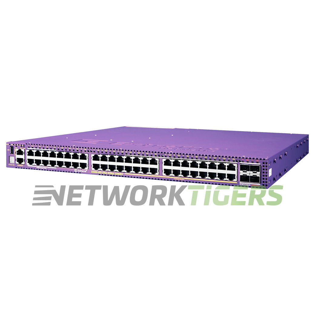 Extreme 16756 ExtremeSwitching X460-G2 48x 1GB PoE+ RJ45 4x 10GB SFP+ Switch