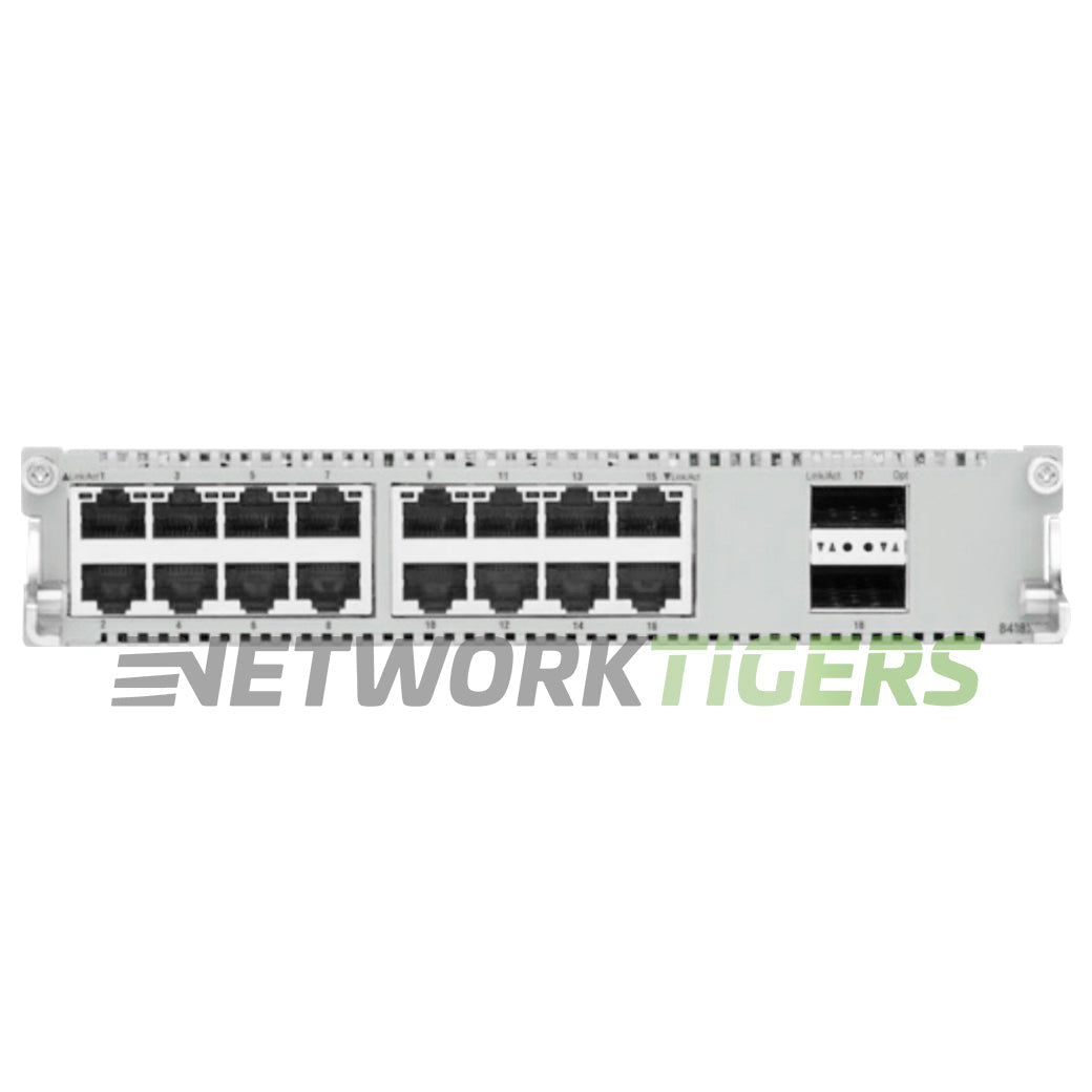 Extreme EC8404006-E6 8418XTQ 16x 10GB Copper 2x 40GB QSFP+ Switch Module