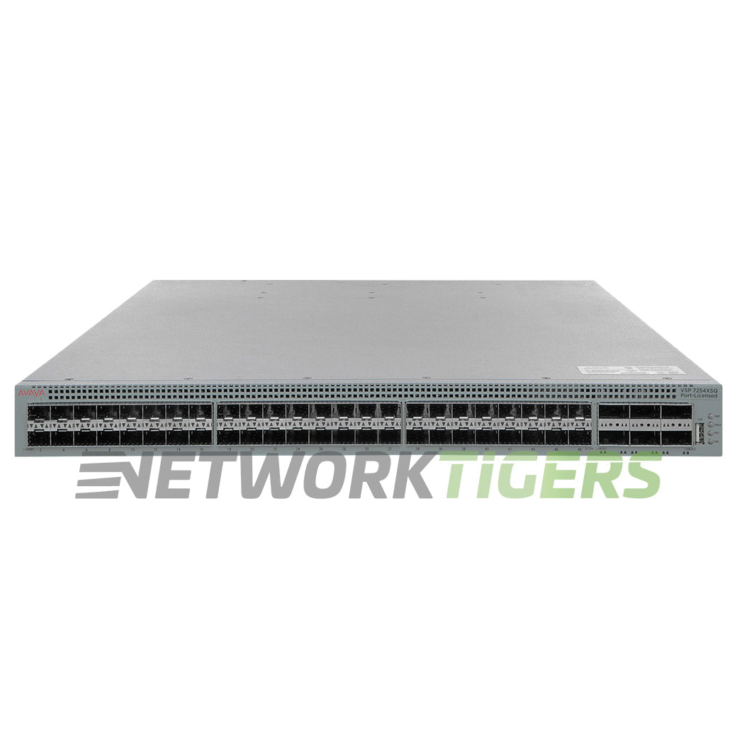 NEW Extreme EC720001F-E6GS VSP 7254XSQ 48x 10G SFP+ 6x QSFP+ F-B DC (GSA) Switch