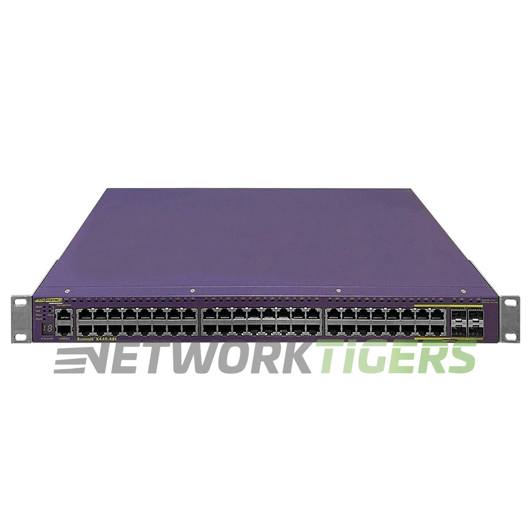 NEW Extreme 16505 X440-48T 48x 1GB RJ45 4x 1GB SFP 2x SummitStack Switch