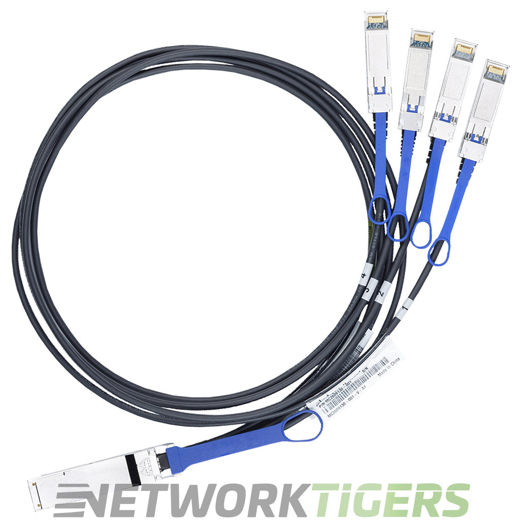 NEW Extreme 10321 3m 40GB QSFP to 4x 10GB SFP+ Direct Attach Breakout Cable