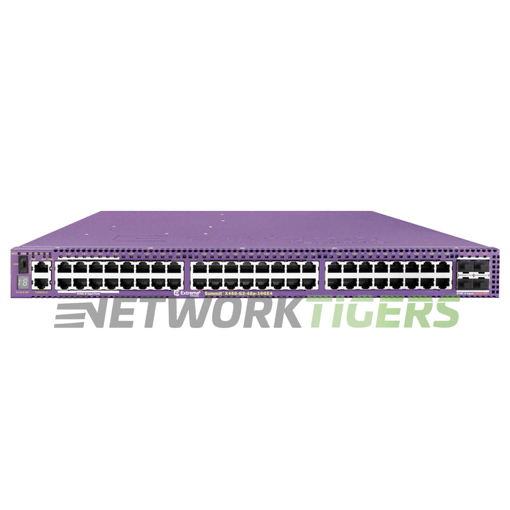 NEW Extreme 16704 X460-G2-48p-10GE4 48x 1GB RJ45 4x 10GB SFP+ Switch