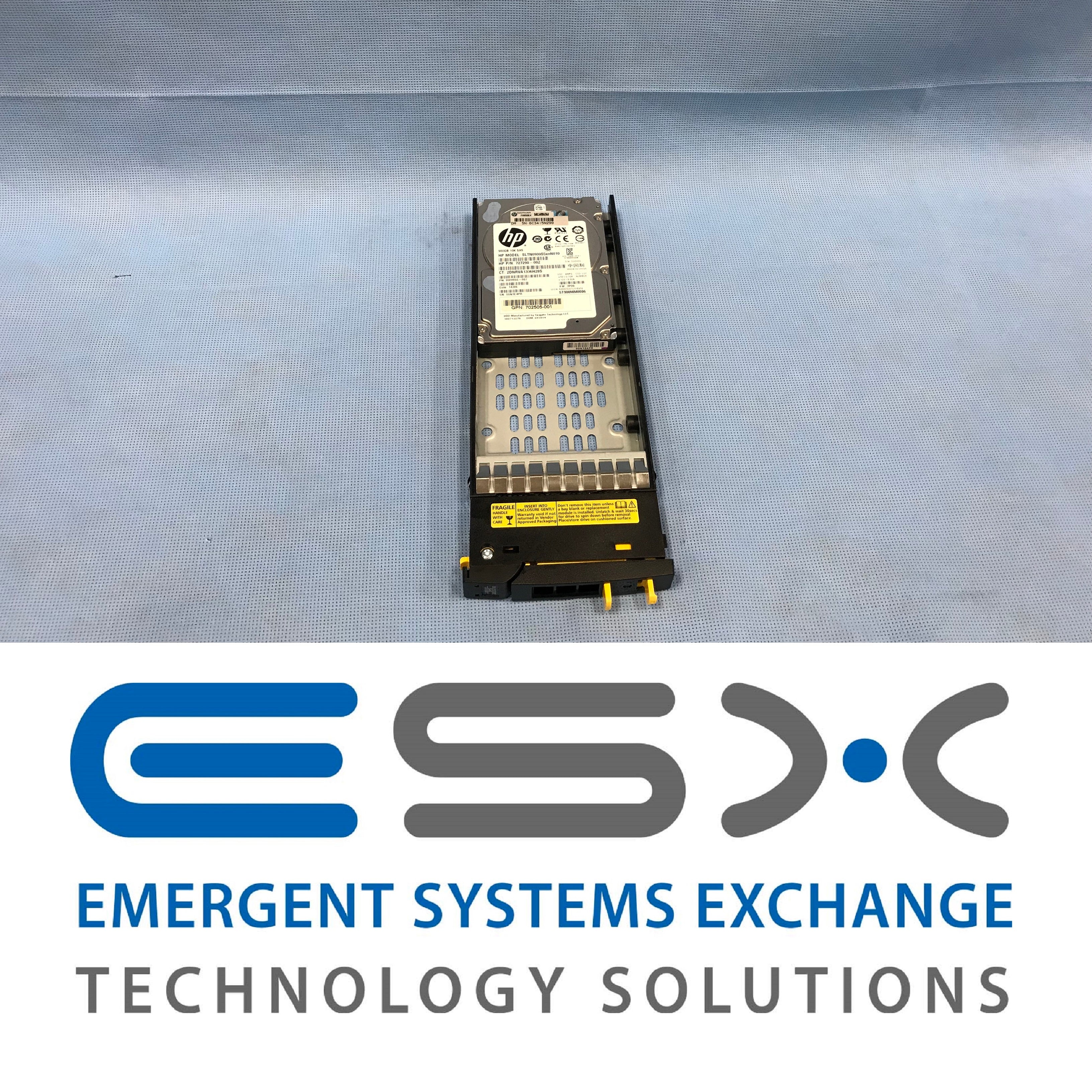 HPE 3PAR 900GB SAS 10K 2.5" HDD - PN: 697389