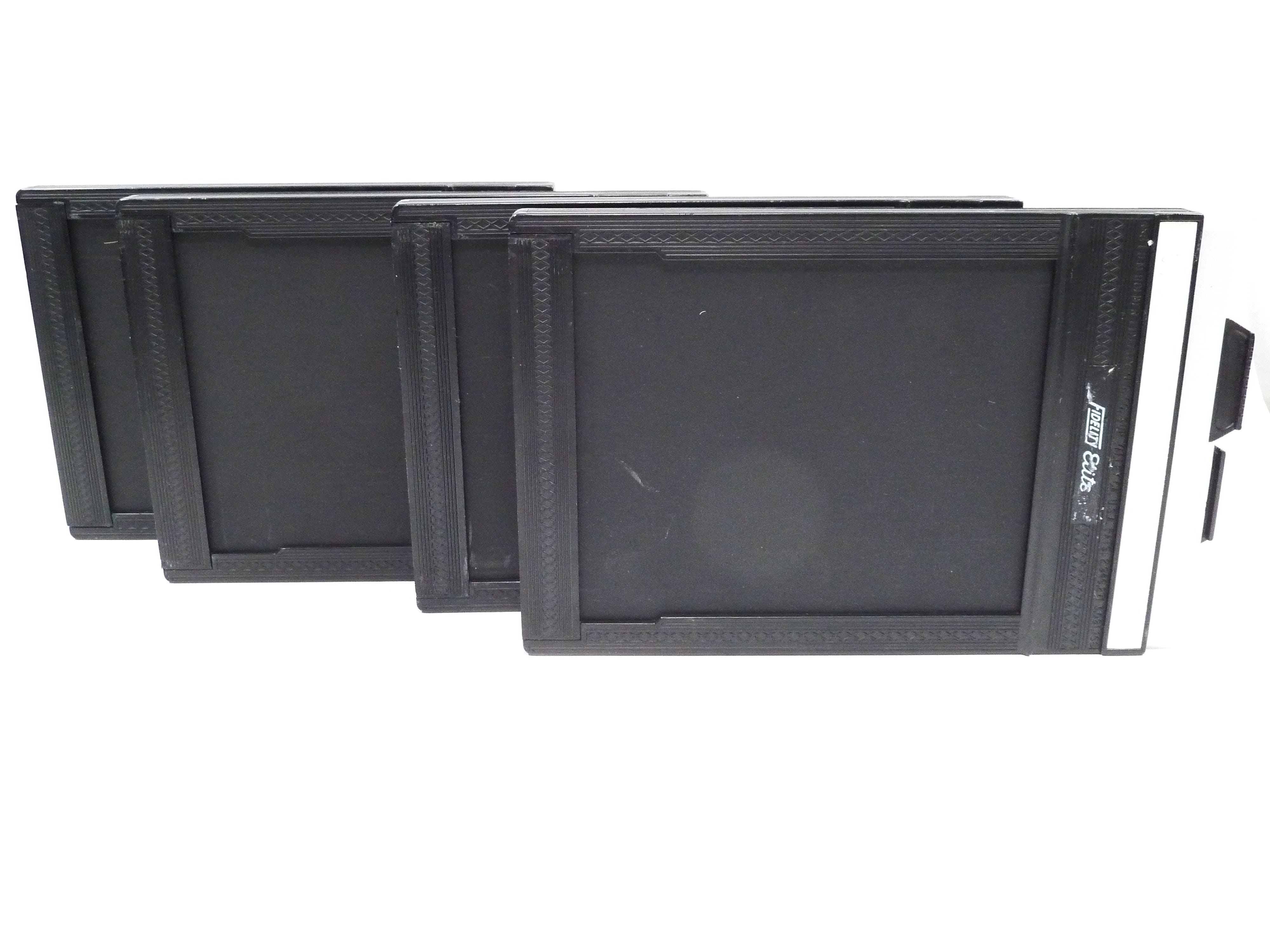 Fidelity Elite 4x5 Film Holder 4 Pack in Perfected Photo Products Belt Clip Pouch