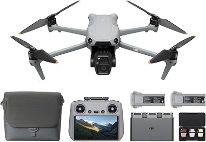 DJI Air 3S Fly More Combo (controlador remoto de 2 pantallas RC), dron con