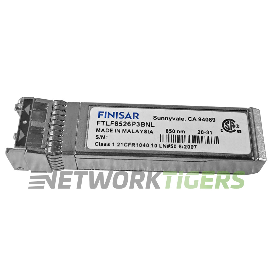 Finisar FTLF8526P3BNL 6Gbps 850nm MMF SFP+ Transceiver