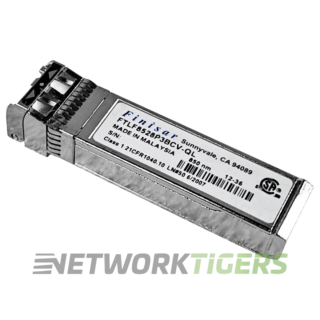 Finisar FTLF8528P3BCV-QL 8GB 850nm Multimode Datacom FC SFP+ Transceiver