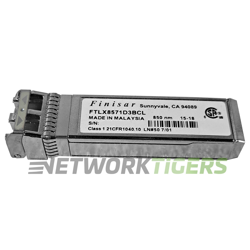 Finisar FTLX8571D3BCV 10GB BASE-SR Short Reach MMF SFP+ Transceiver