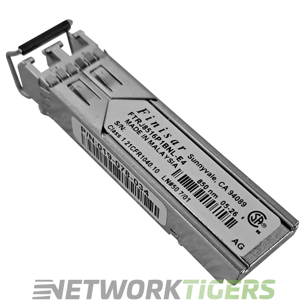 Finisar FTRJ8516P1BNL-E4 2.125 Gbps Fibre Channel 850nm 550M LC Transceiver SFP