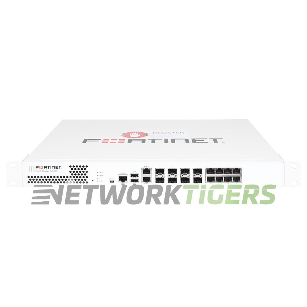NEW Fortinet FG-500D FortiGate 500D 16 Gbps Local Management Only Firewall