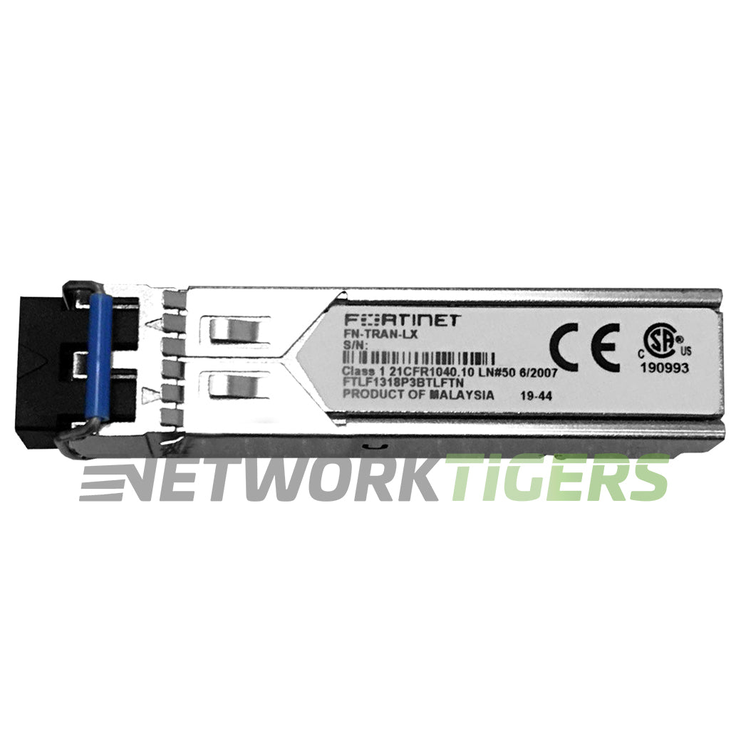 Fortinet FN-TRAN-LX 1GB BASE-LX 1310nm LC 10km SMF SFP Transceiver