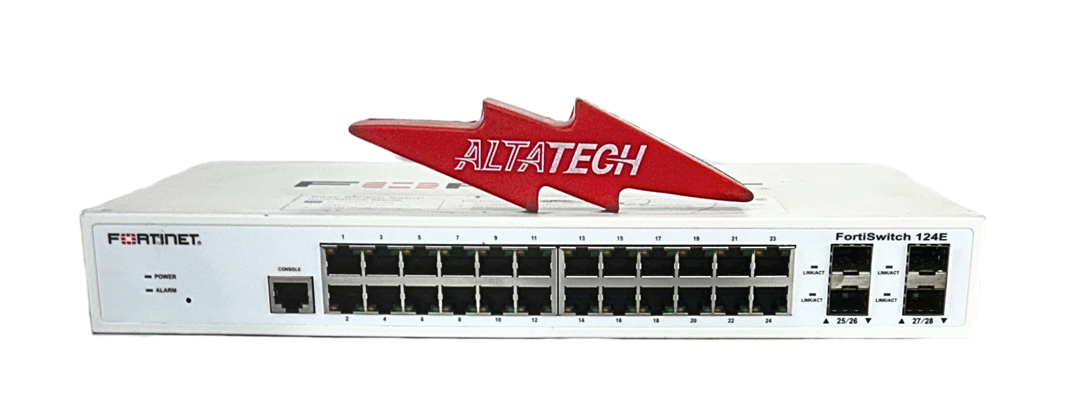 Fortinet FS-124E FORTISWITCH 124E 24-Port 1G POE Managed Ethernet Swit