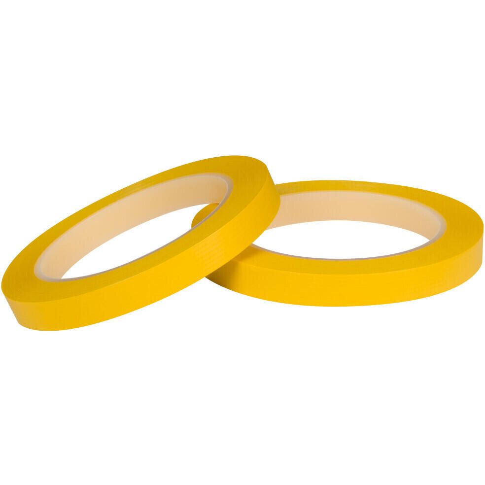 Shurtape 105362 Low Stretch PVC Fine Line Masking Tape, 1/4" x 108', Yellow
