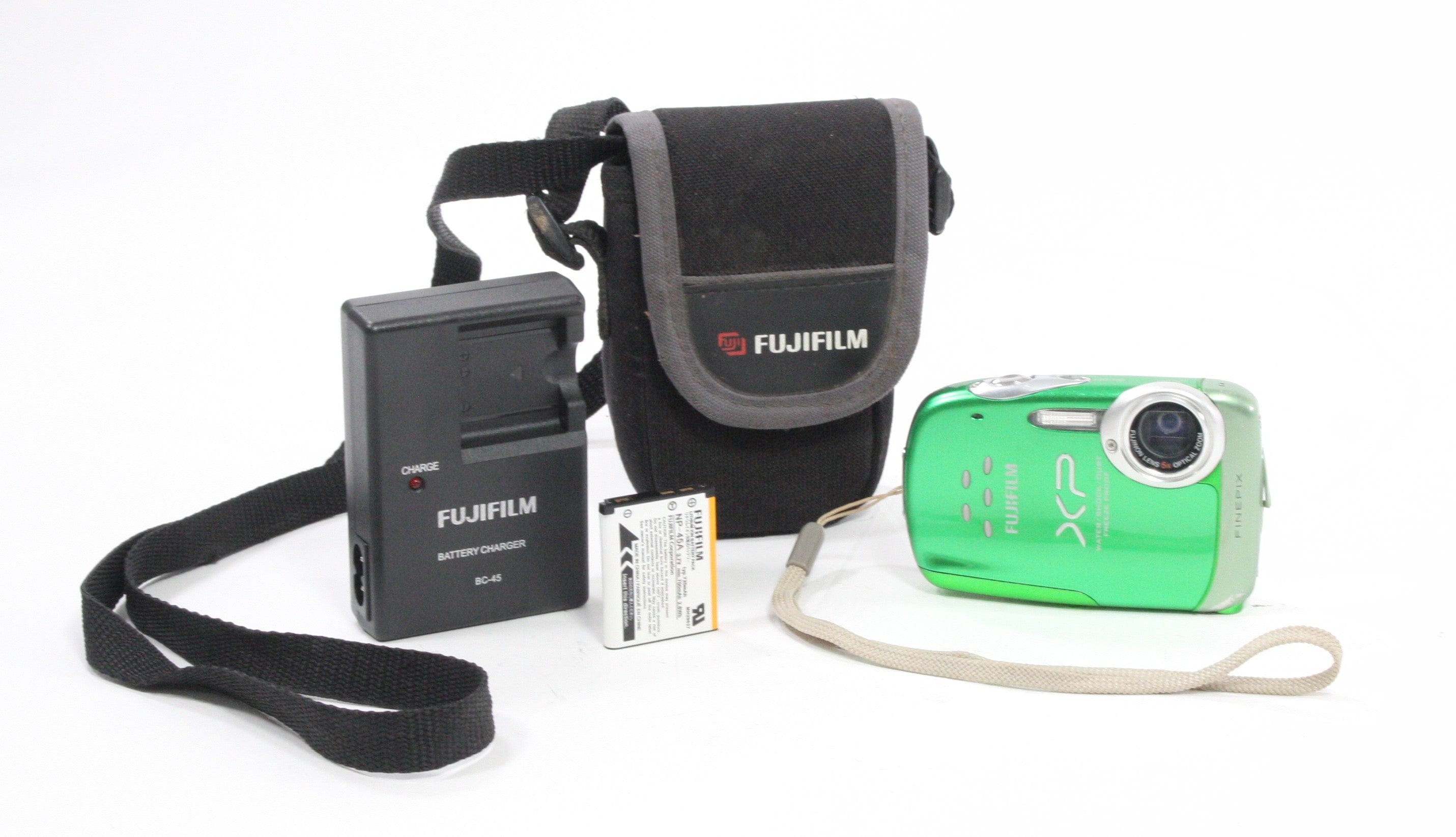 Fujifilm XP10 Water/Shock/Dust/Freeze Proof Digital Camera 5x Zoom 12.2mp (Green)