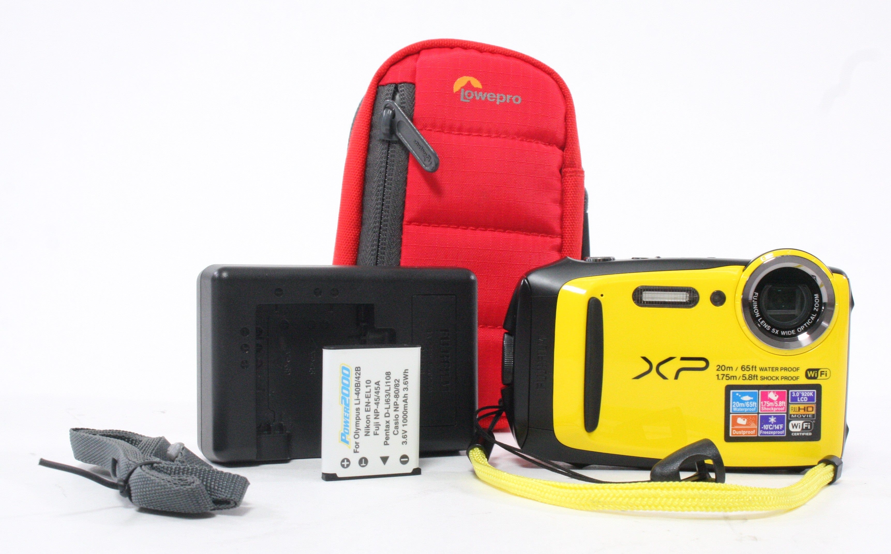 Fujifilm XP120 Waterproof Digital Camera (Yellow)