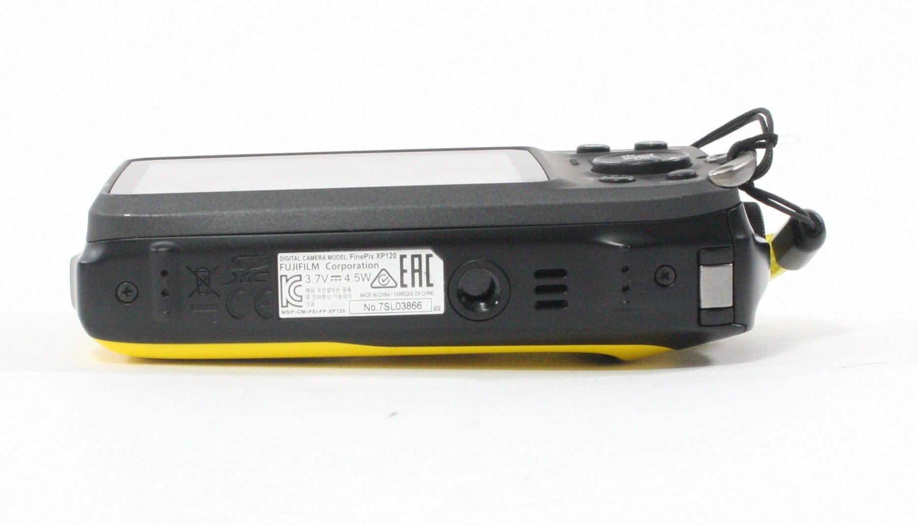 Fujifilm XP120 Waterproof Digital Camera (Yellow)