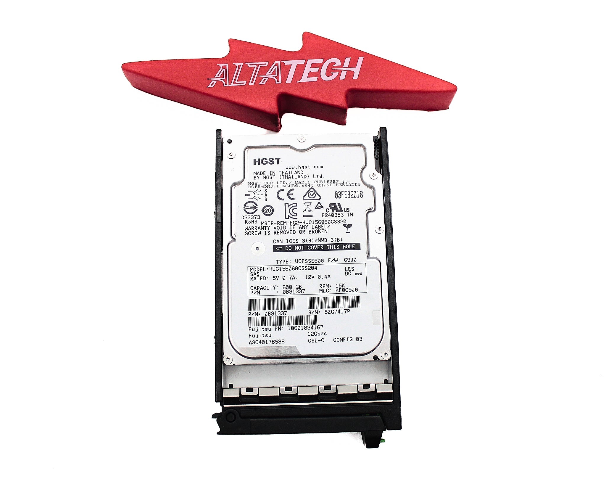Fujitsu HDEAH01FSA51-FTS 600GB 15K SAS 2.5 12G HDD