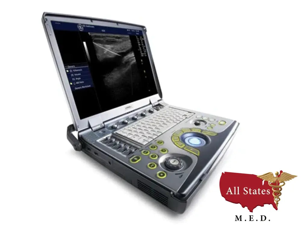 GE Logiq E Portable Ultrasound Machine With 2 Probes