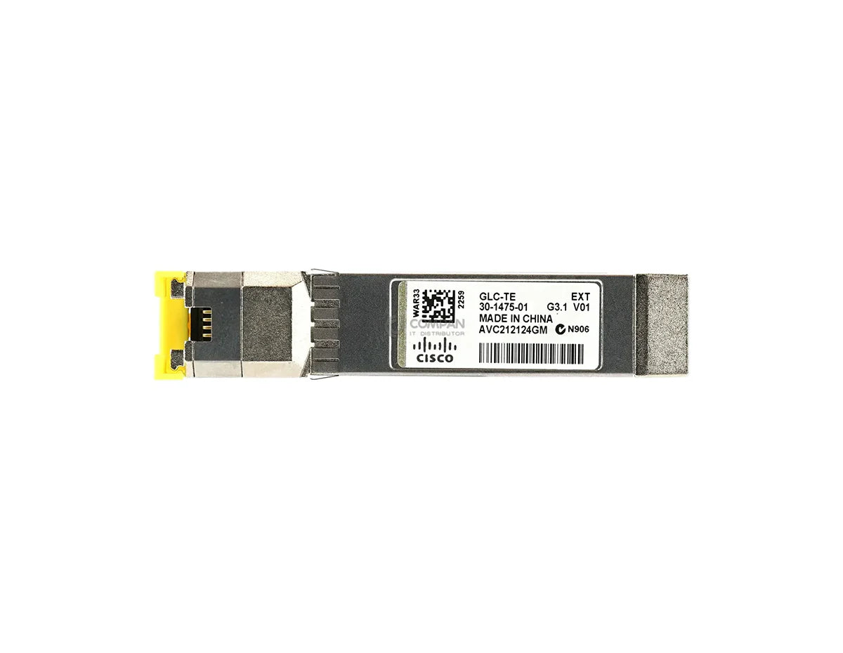 Cisco GLC-TE 1000BASE-T SFP — 100 m RJ-45 Copper