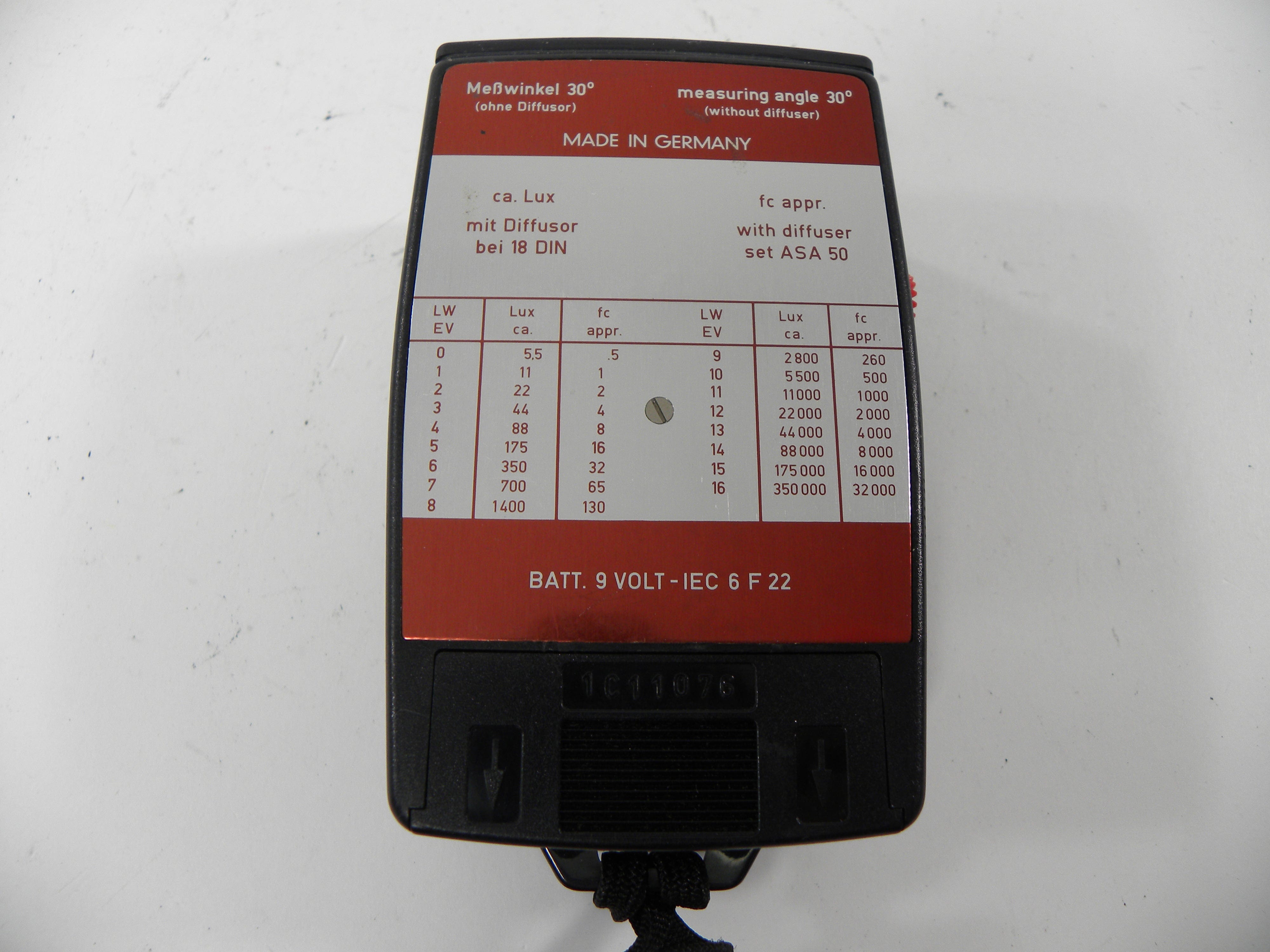 Gossen Luna Lux SBC Light Meter