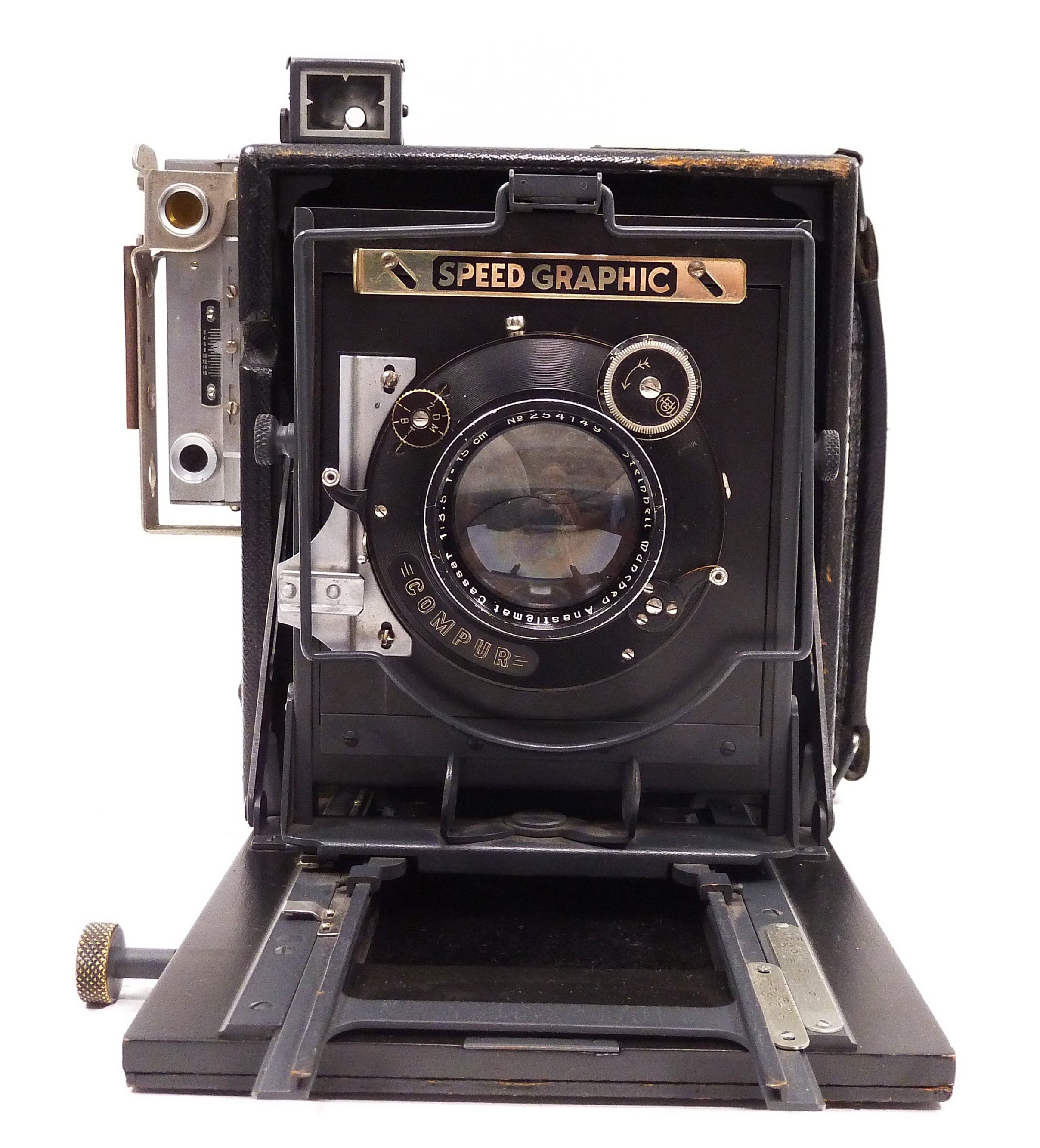Graflex Speed Graphic 4x5 with Lens and Extras - As Is