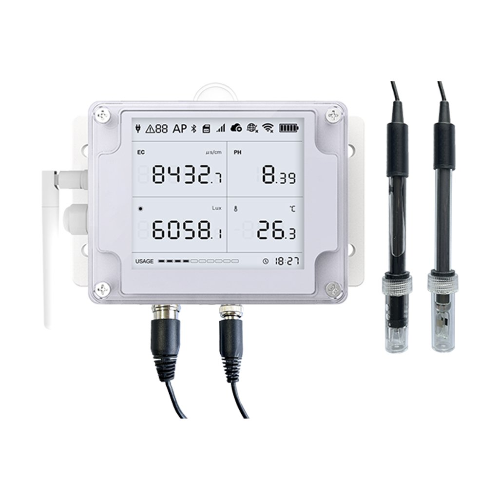 GS2 pH and Conductivity Data Logger with WiFi and Mobile 4G Connectivity