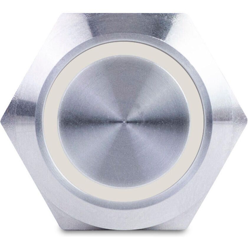 Sierra AV10030W Push-Button Switch, Off/(On), White Halo LED