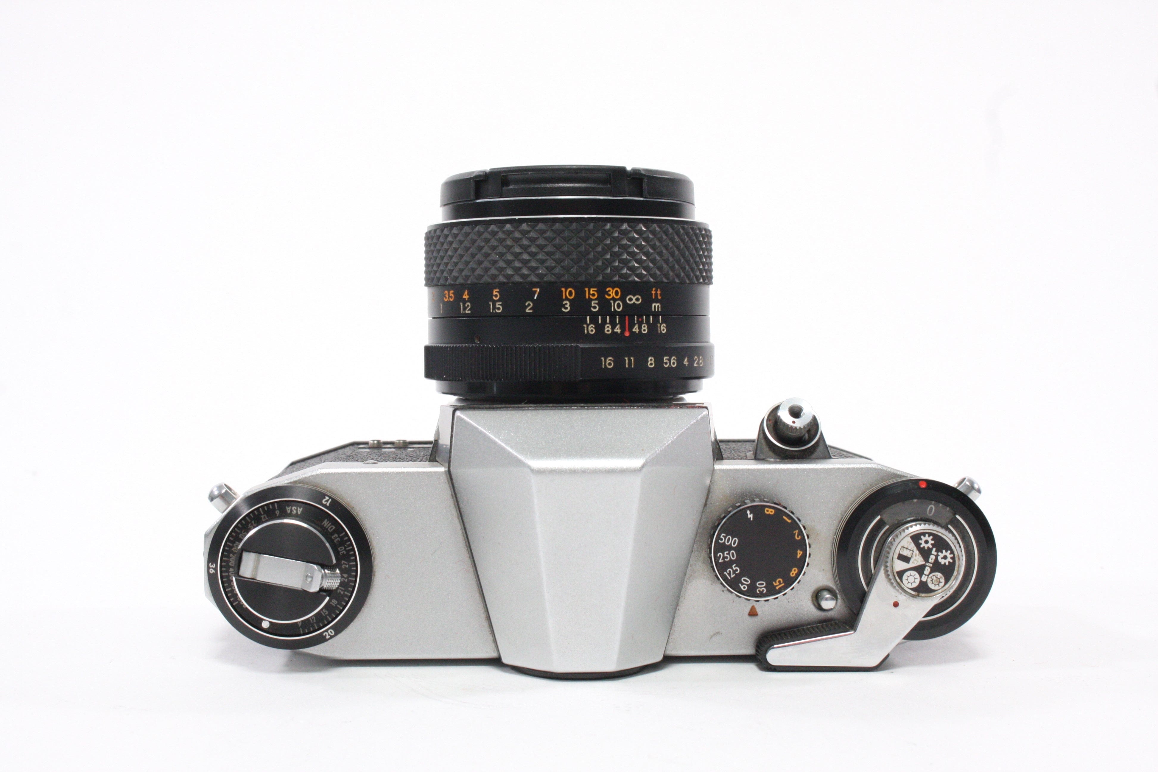 Hanimex Praktica Nova 1 with Yashica 35mm SLR 50mm f/1.7 Lens and Case