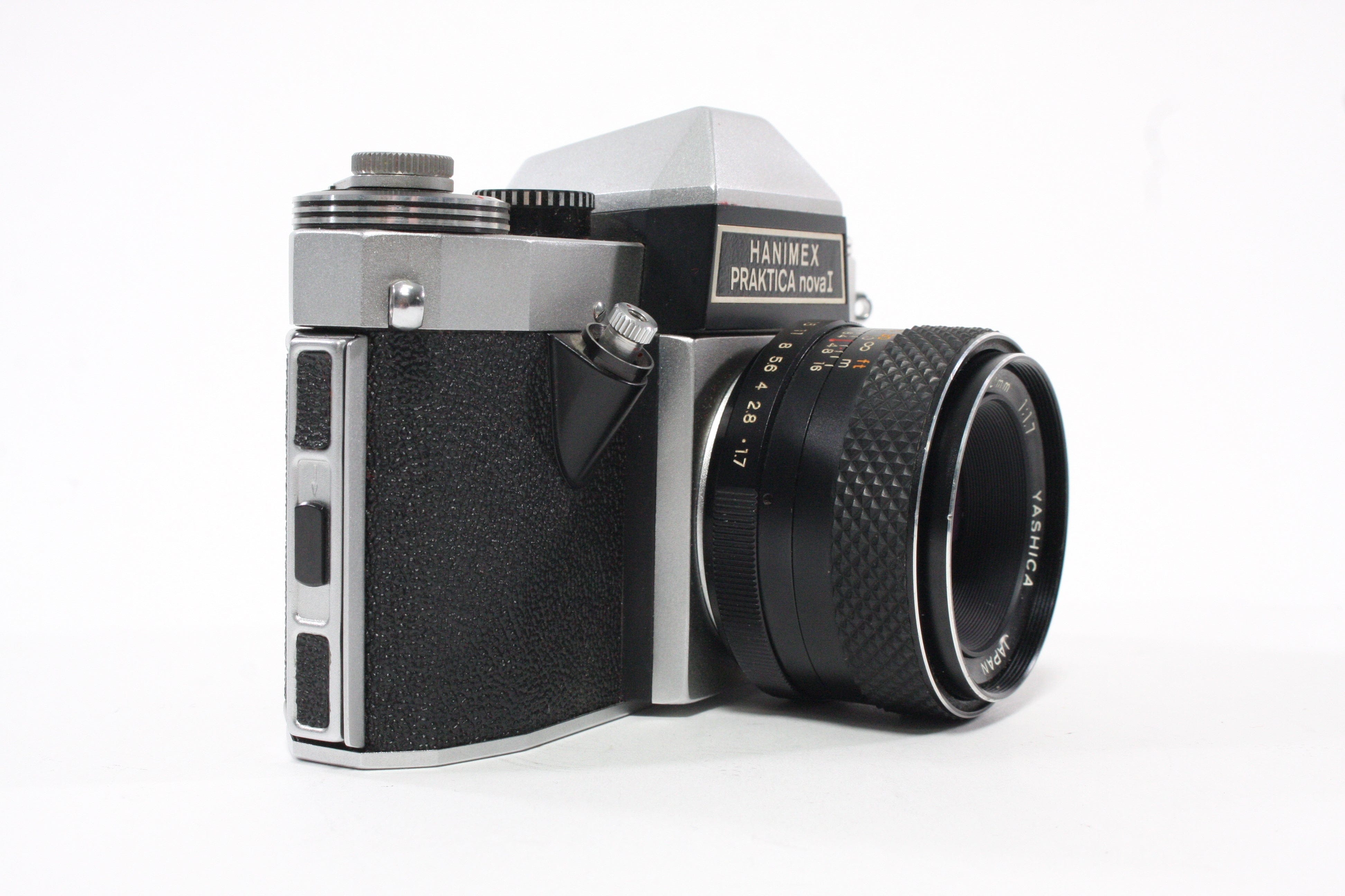 Hanimex Praktica Nova 1 with Yashica 35mm SLR 50mm f/1.7 Lens and Case