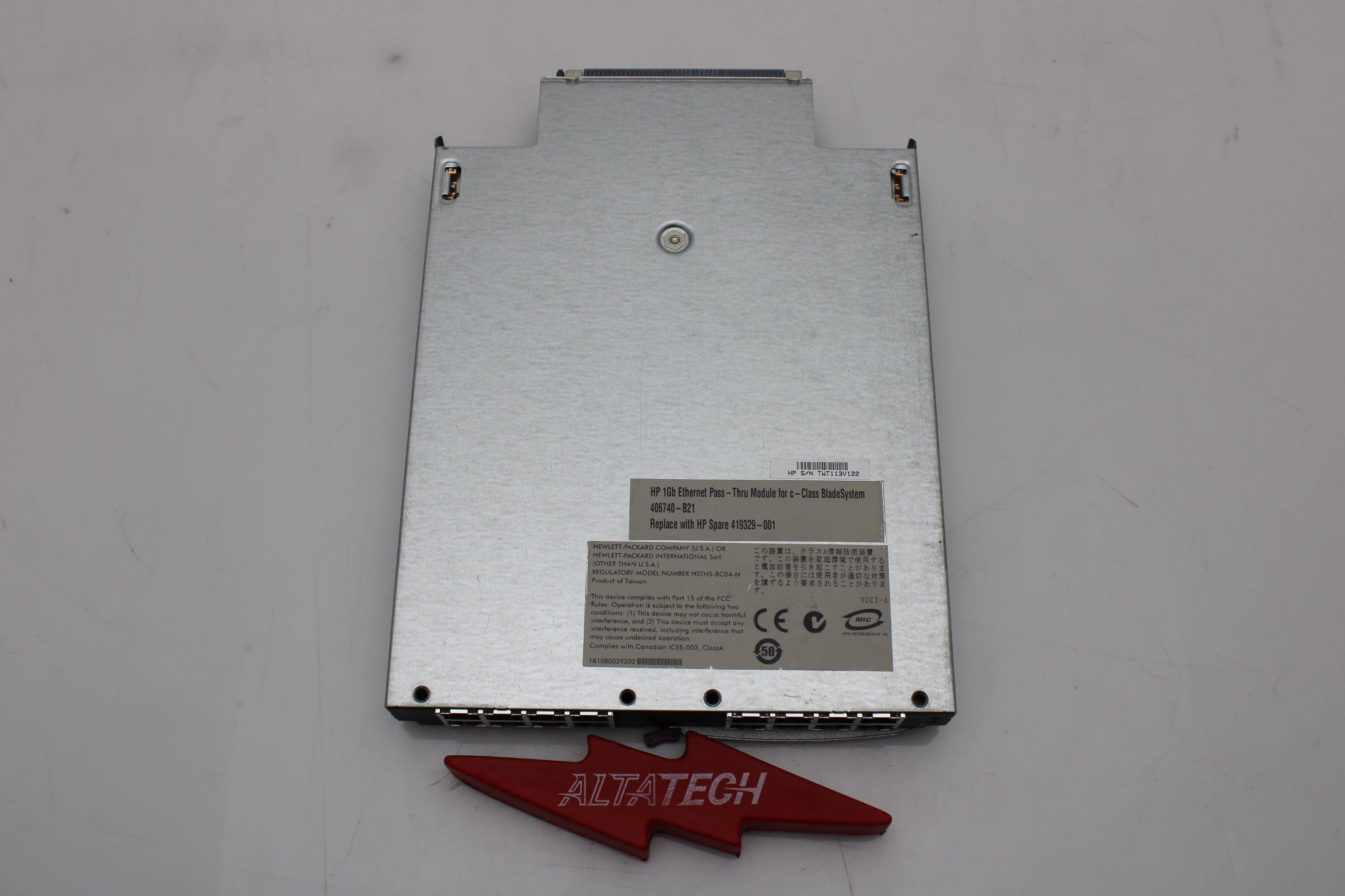 HP 419329-001 BLC 1G 16 PORT ENET PASS THRU