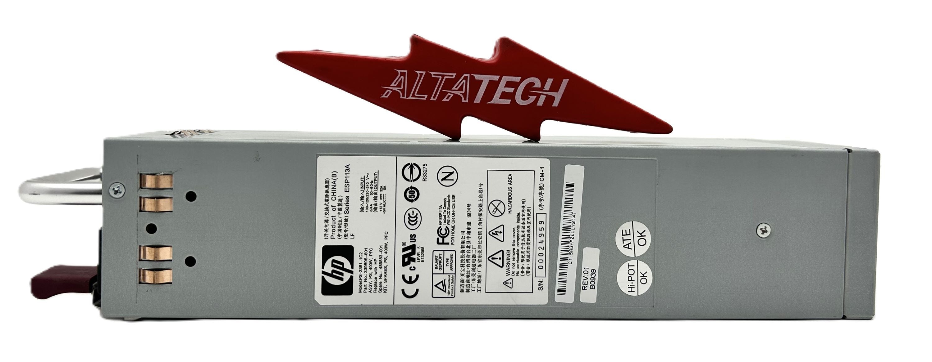 HP 489883-001 400W POWER SUPPLY (EVA6400/8400)