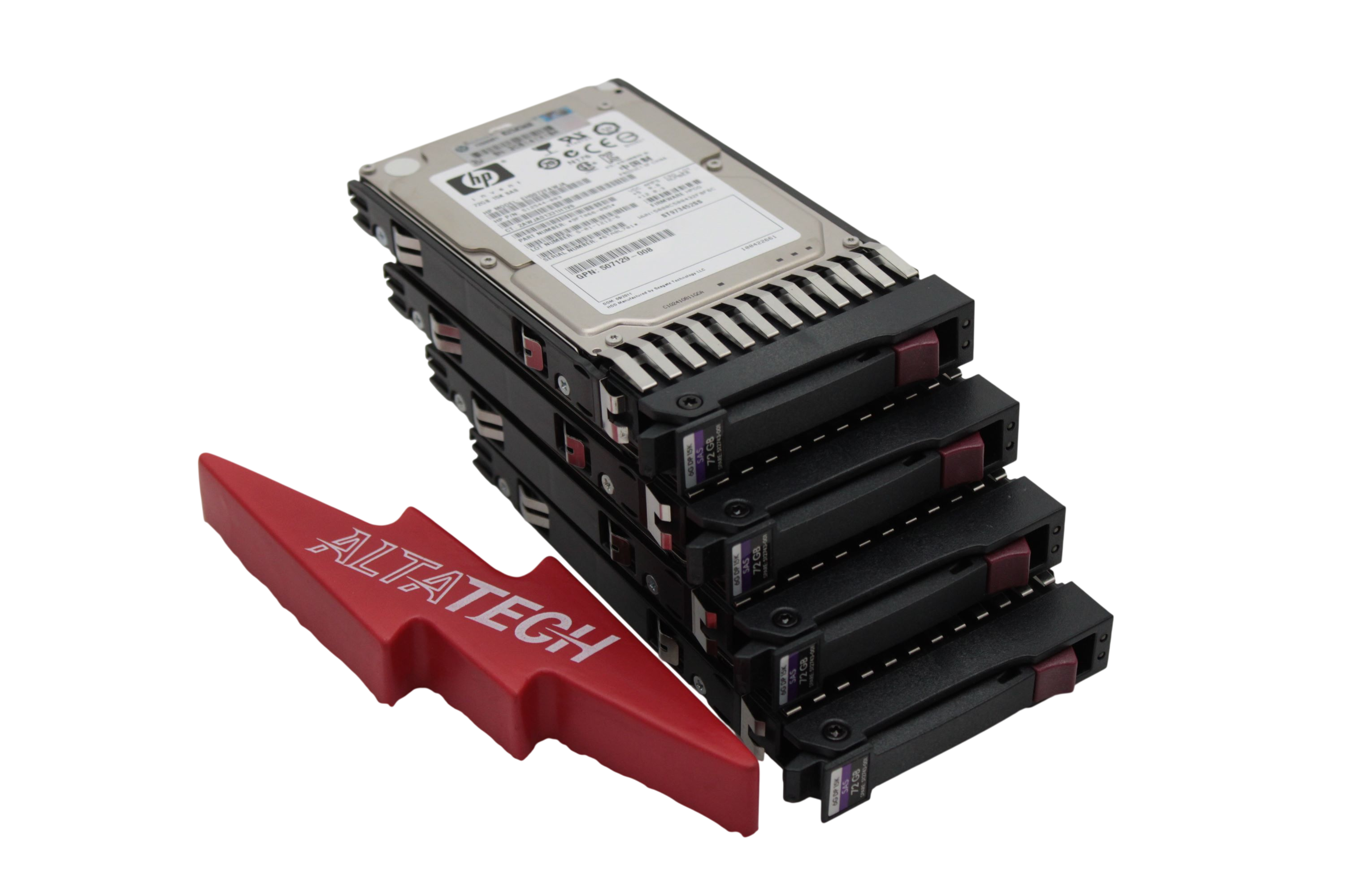 HP 512743-001_x4 72GB 15K SAS 2.5 6G