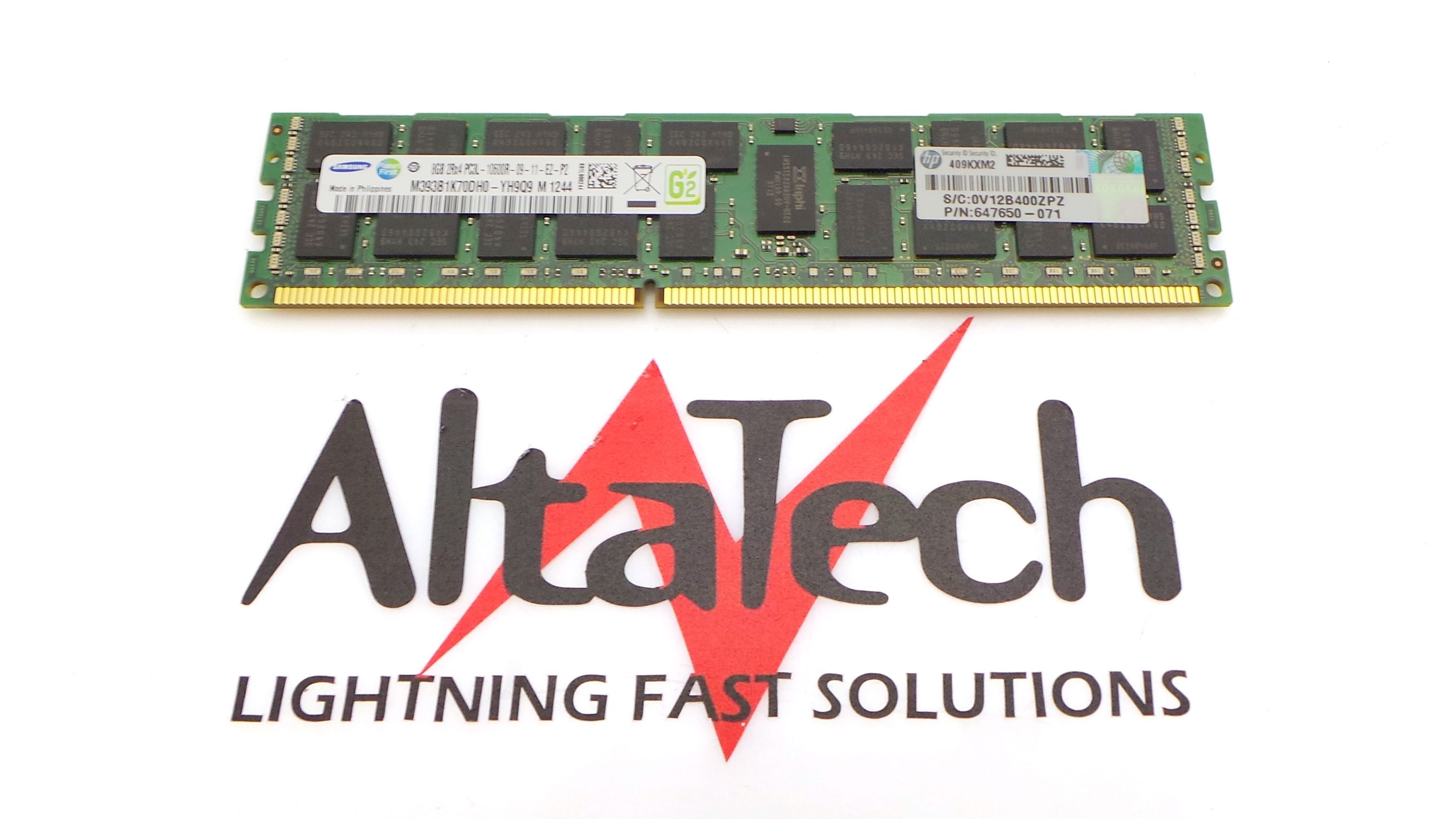 HP 687461-001 8GB PC3L-10600R DDR3-1333 2RX4 ECC