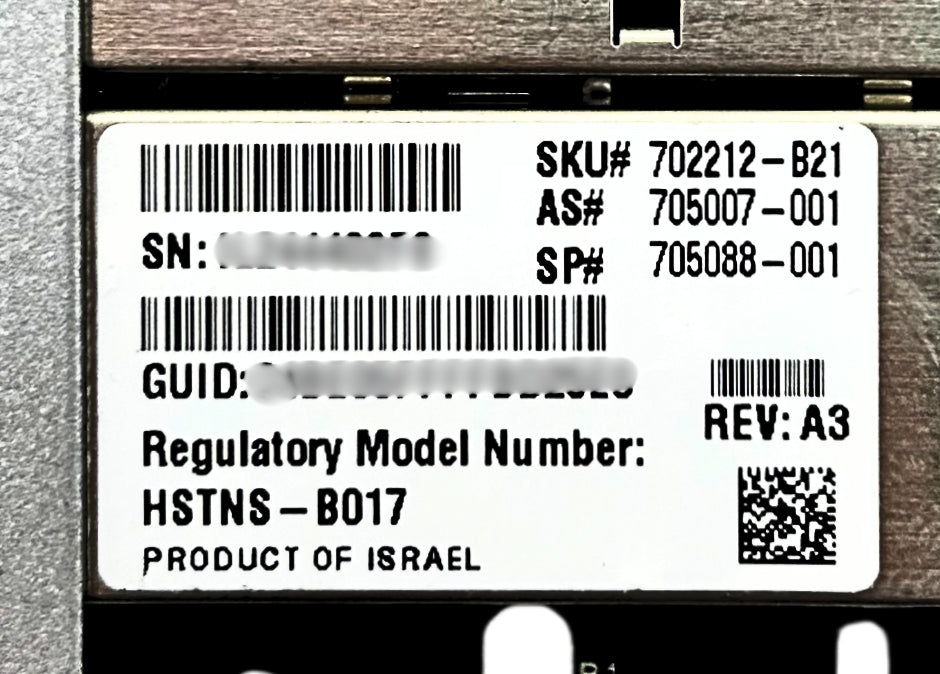 HP 702212-B21_lot50 Lot of 50x HP 702212-B21 / 705007-001 40G InfiniBa