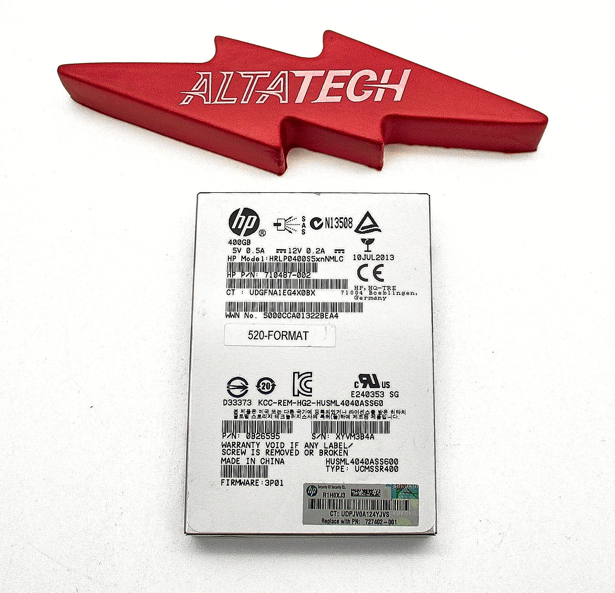 HP 727402-001 400GB SAS-6GBPS SSD