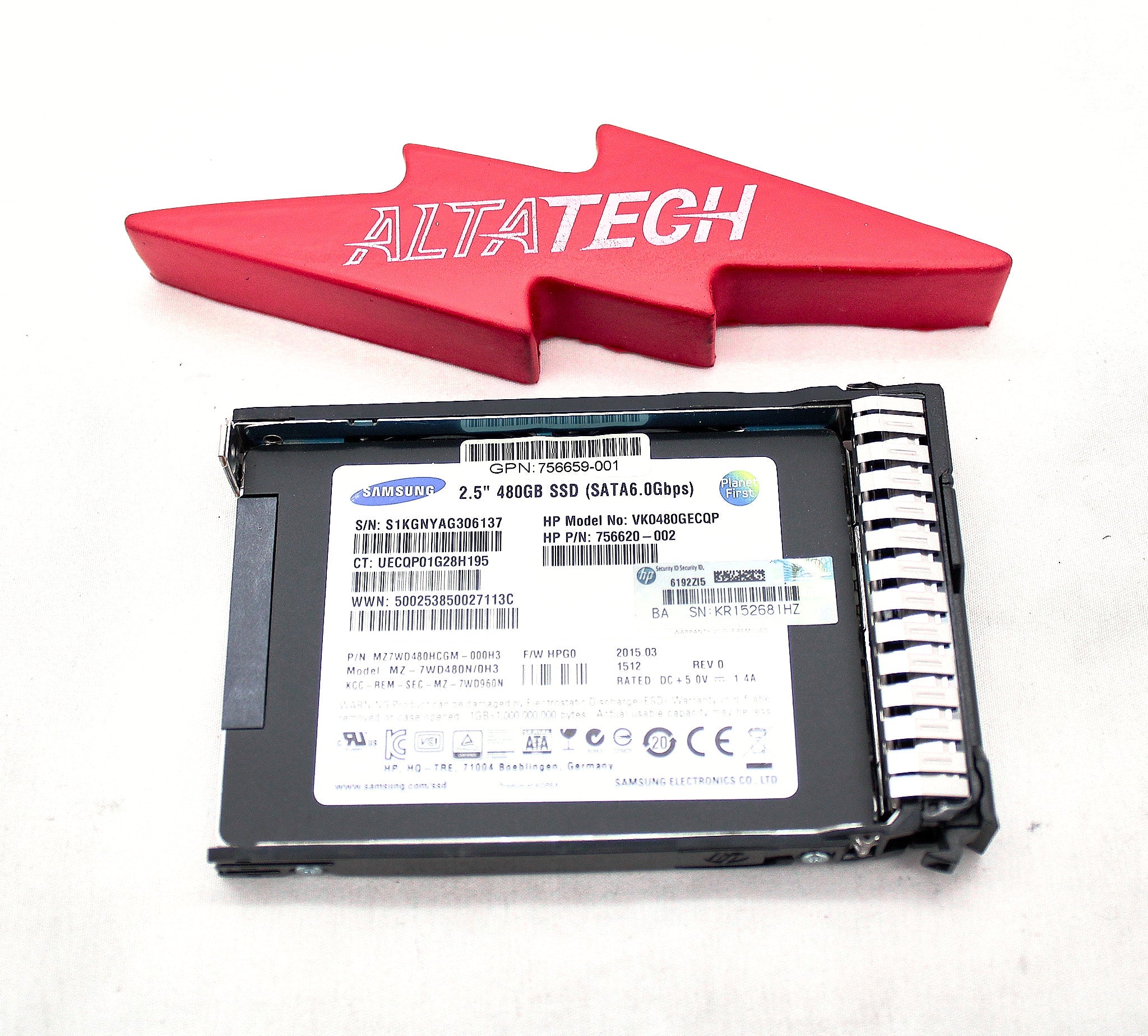 HP 757371-001 480GB 6G SATA VE SC SFF SSD HDD
