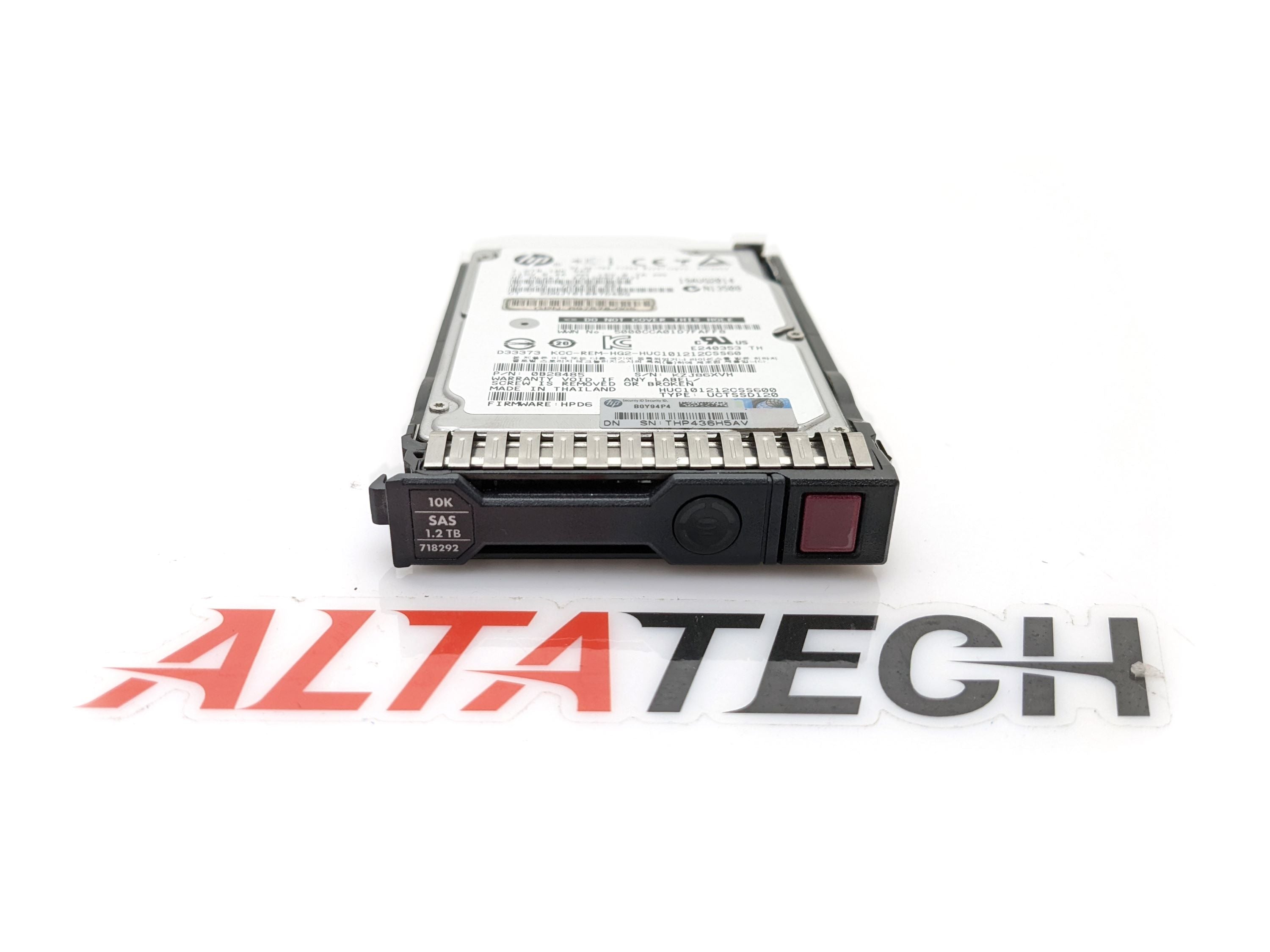 HP 792358-001 1.2TB 10K SAS SFF 2.5 6G