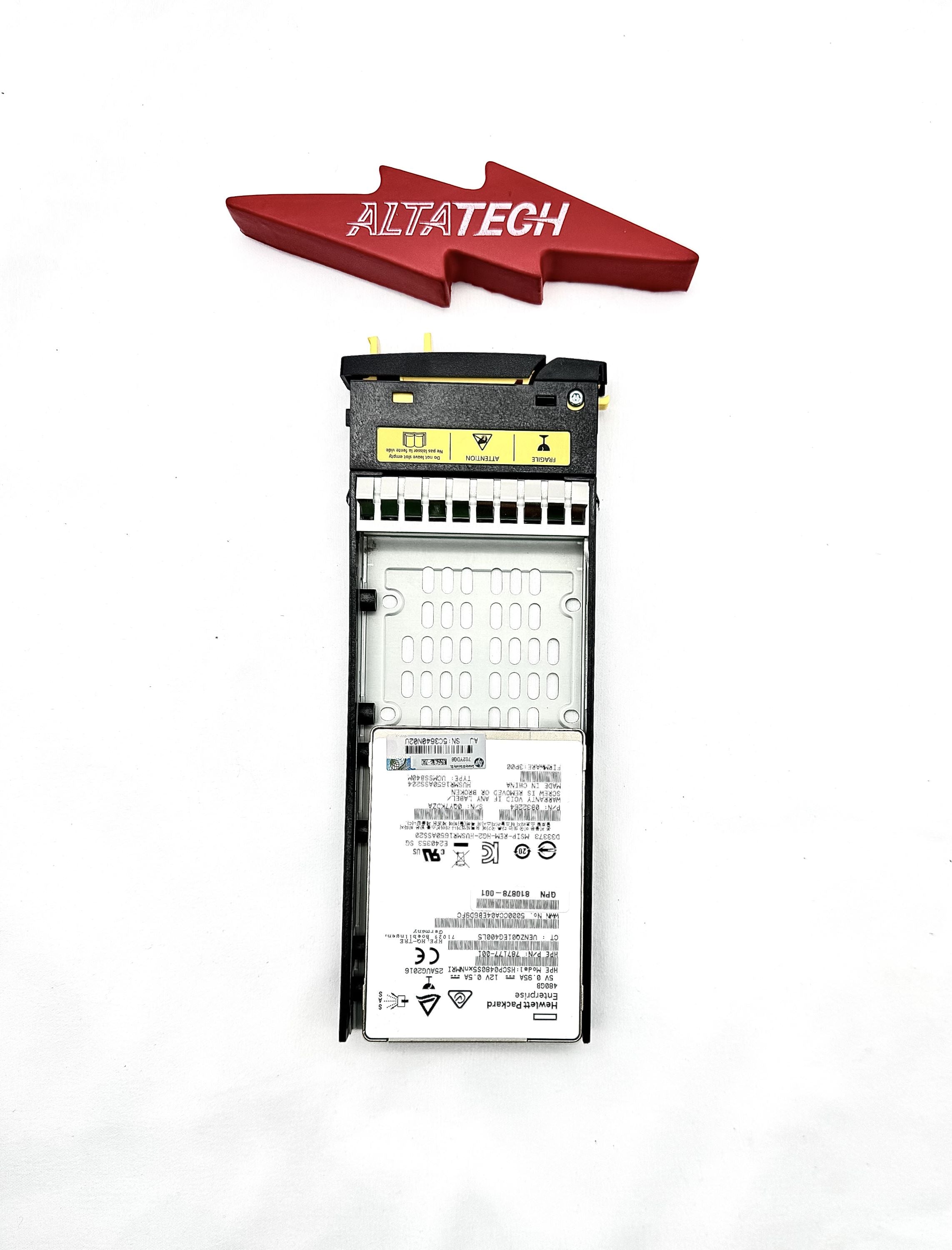 HP 810774-001 3PAR 8000 480GB SAS SSD