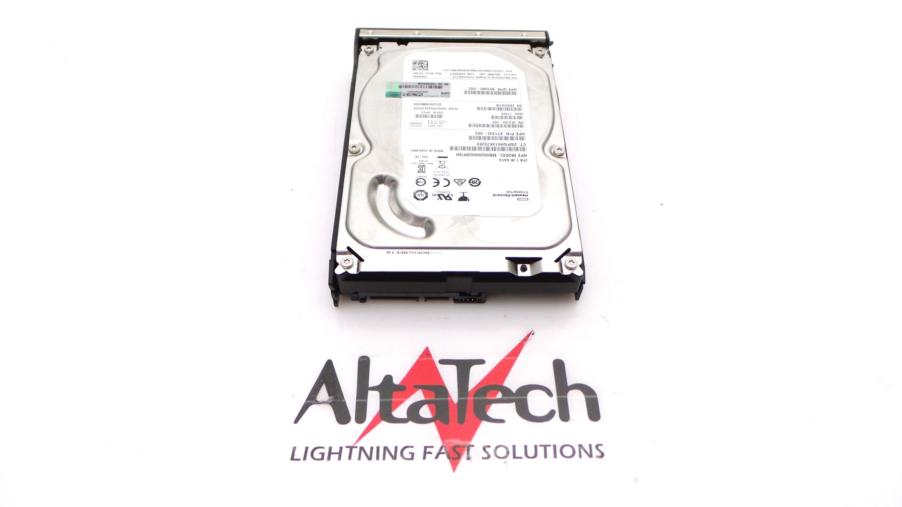 HP 861681-B21 2TB SATA Hard Disk Drive 3.5"