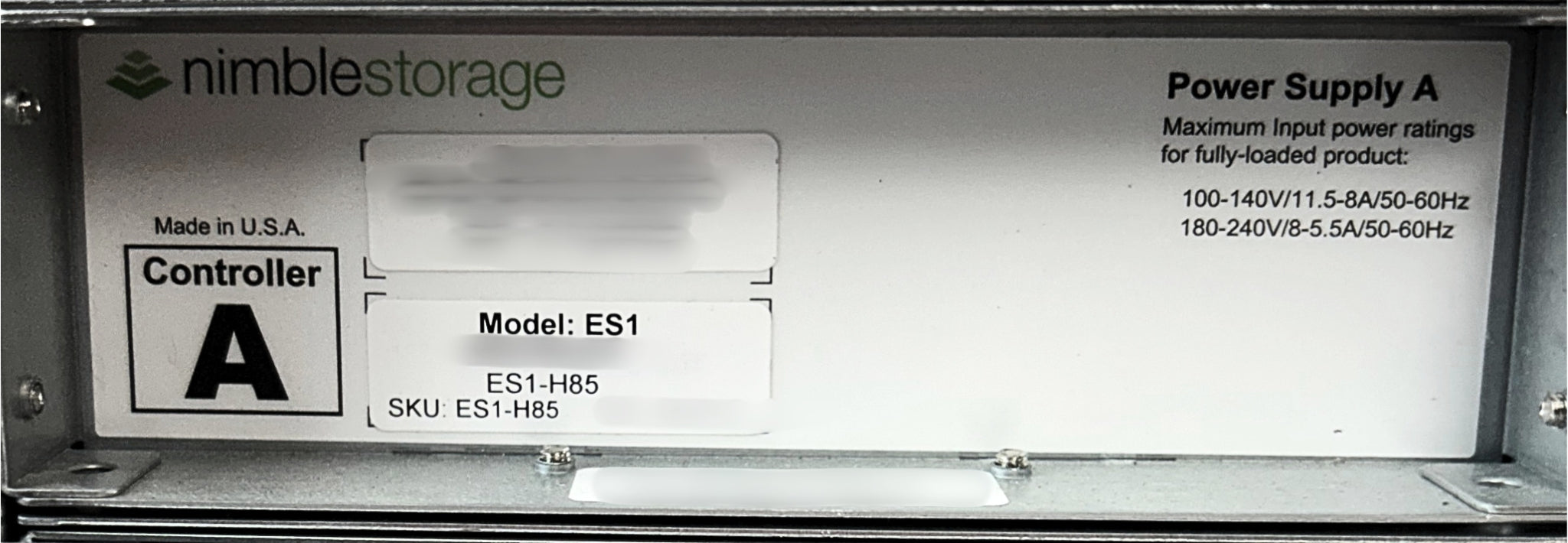 HP ES1-H85 Nimble Storage Array Expansion LFF
