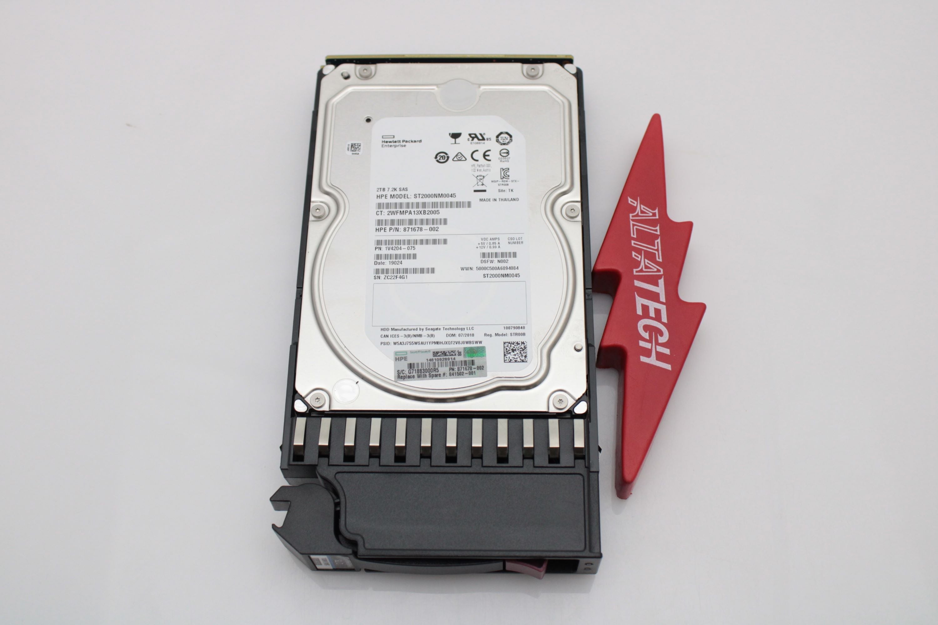 HP N9X93A 2TB 12G 7.2K LFF SAS MDL 512N HDD