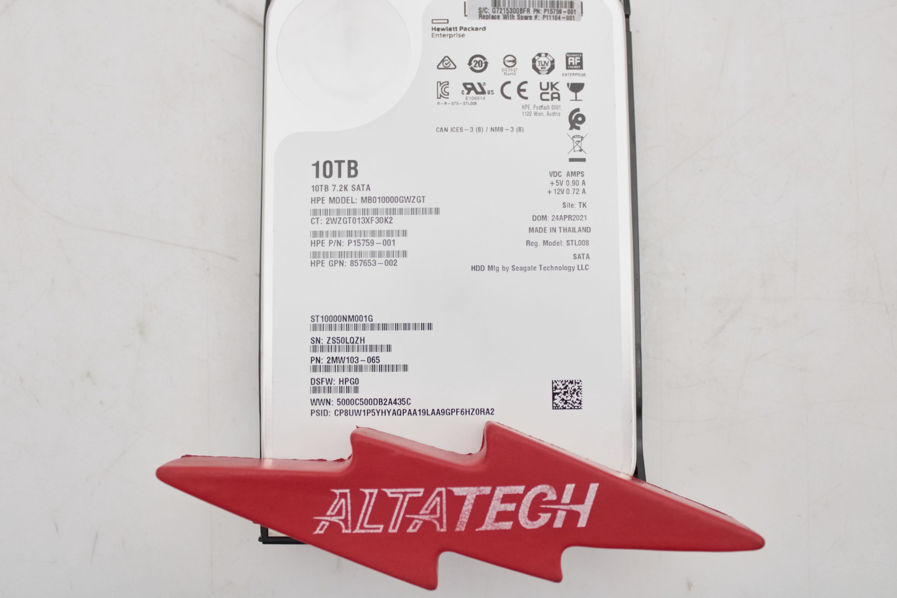 HP P11184-001 10TB 6G LFF SATA HE LP DS HDD