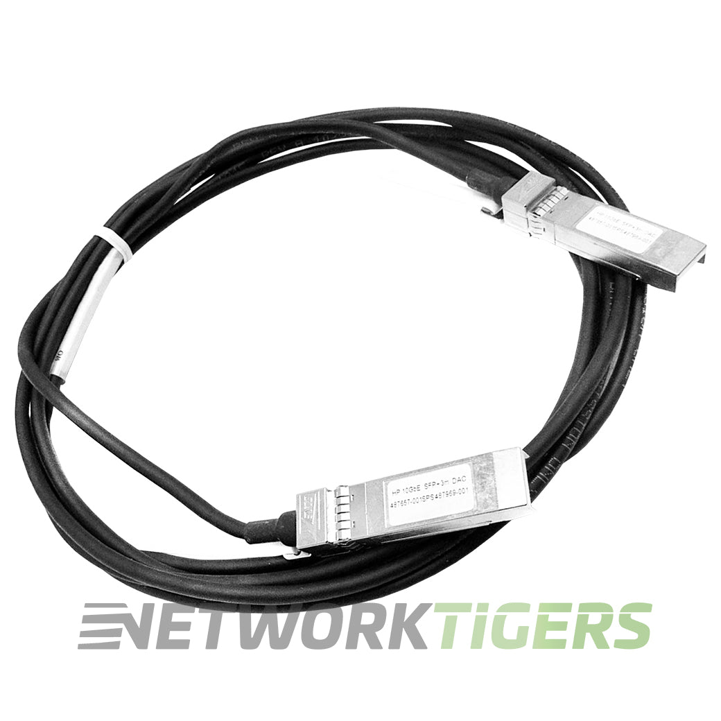 HPE 487657-001 3m 10GB SFP+ Direct Attach Copper Cable