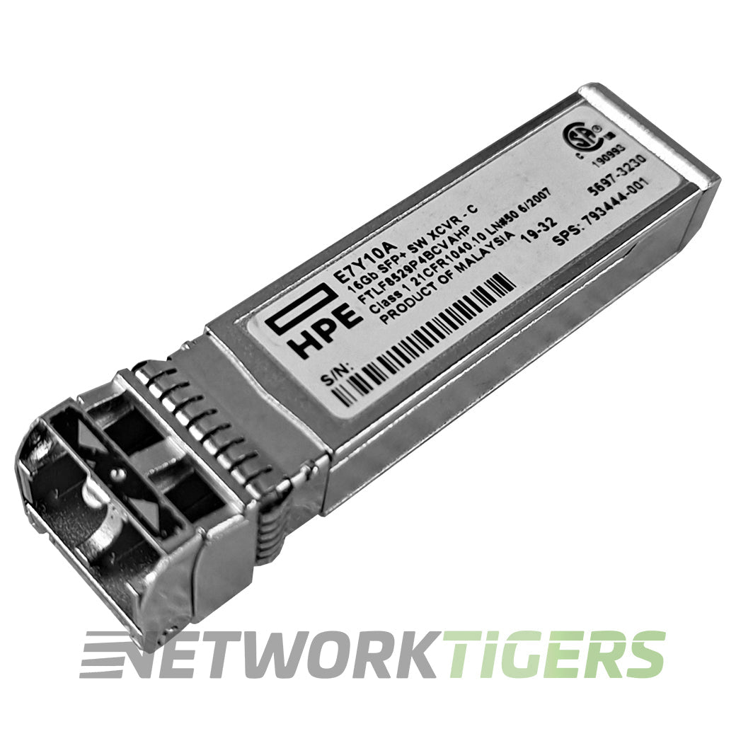 HPE E7Y10A 16GB Fibre Channel SW XCVR-C LC Transceiver SFP+