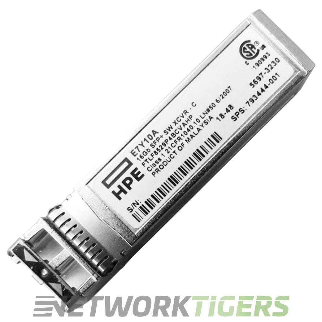 HPE E7Y10A 16GB Fibre Channel SW XCVR-C LC Transceiver SFP+