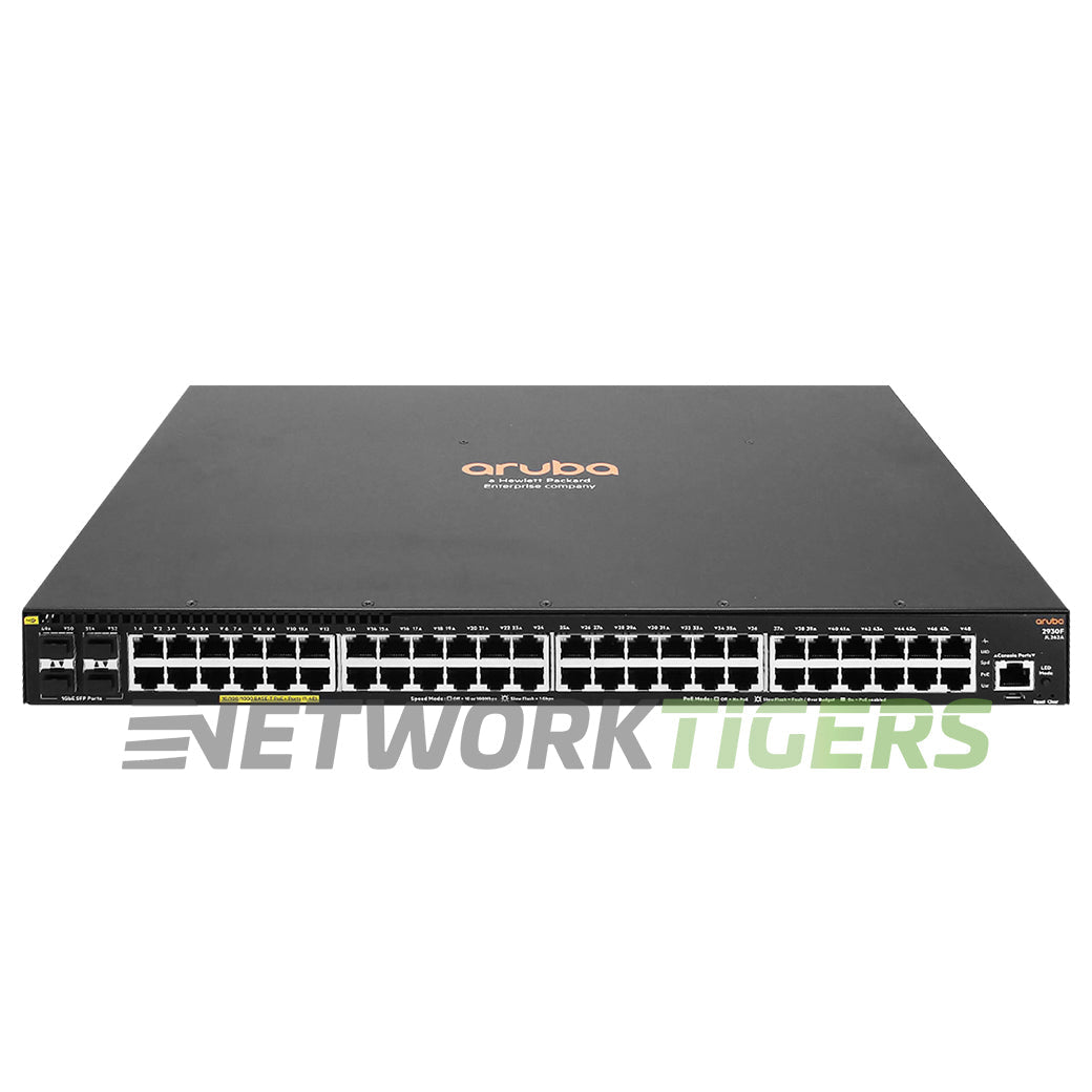 HPE Aruba JL264A 2930F 48x 1GB PoE+ RJ45 4x 10GB SFP+ (TAA) Switch