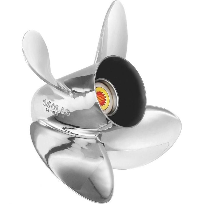 Solas Propeller 1553-141-19 Solas HR Titan SS 4-Blade Propeller for Mercury