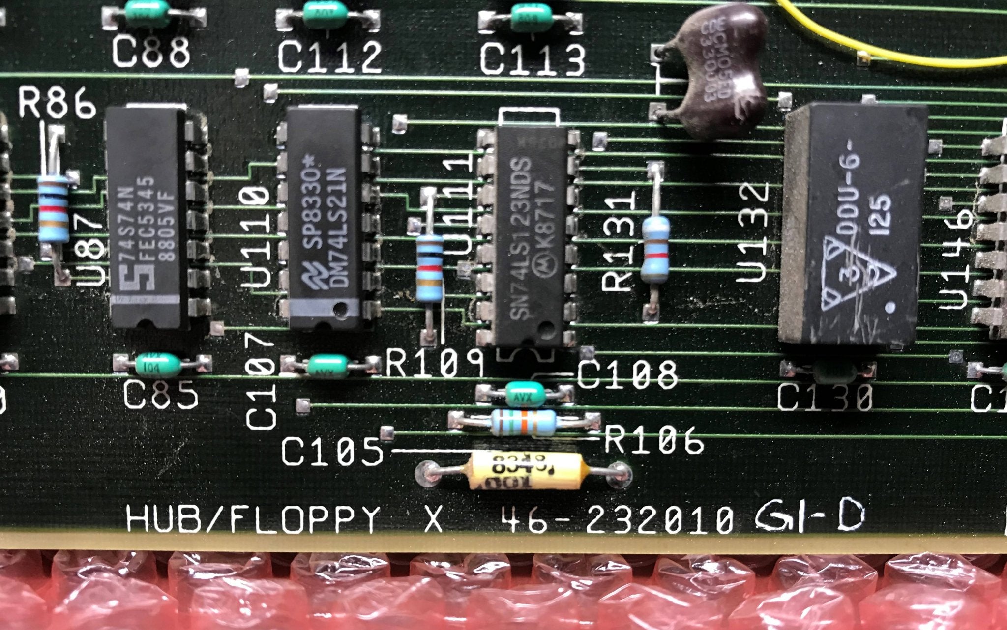 Hub/Floppy X Board ( 46-232010 G1-D GE Advantx