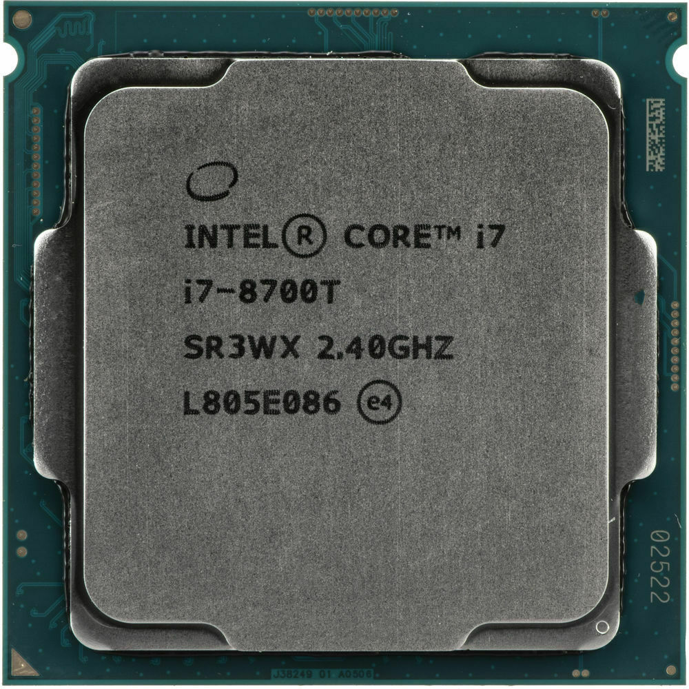 Intel i7-8700T (SR3WX) 6 Core 2.40GHz Socket FCLGA1151 8.00GT/s DMI3 12MB Cache (SR3WX) Desktop Processor